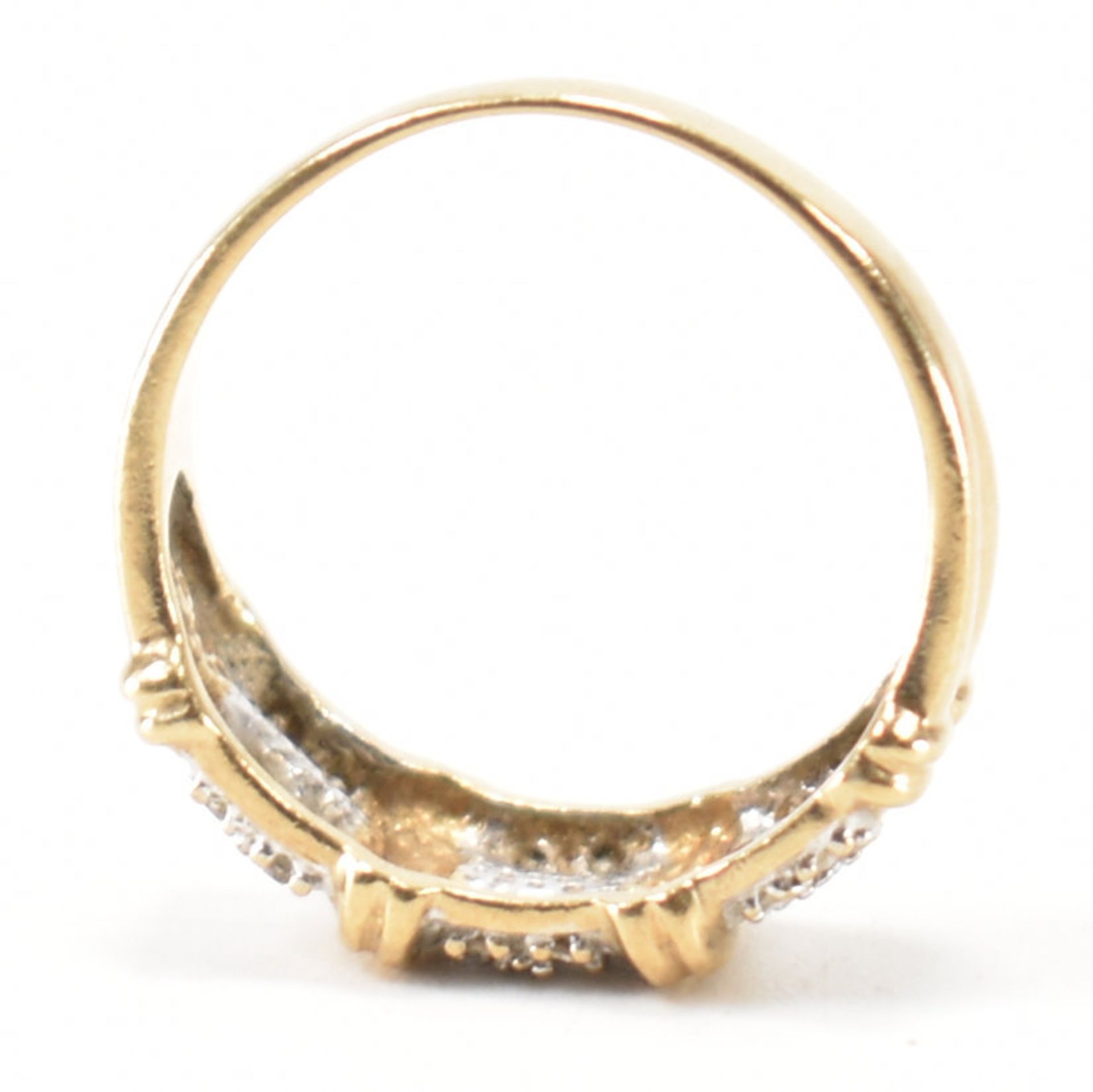 HALLMARKED 9CT GOLD & DIAMOND CLUSTER RING - Image 8 of 9