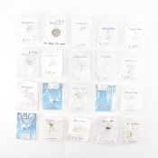 LARGE COLLECTION OF STERLING SILVER PENDANT CHARMS