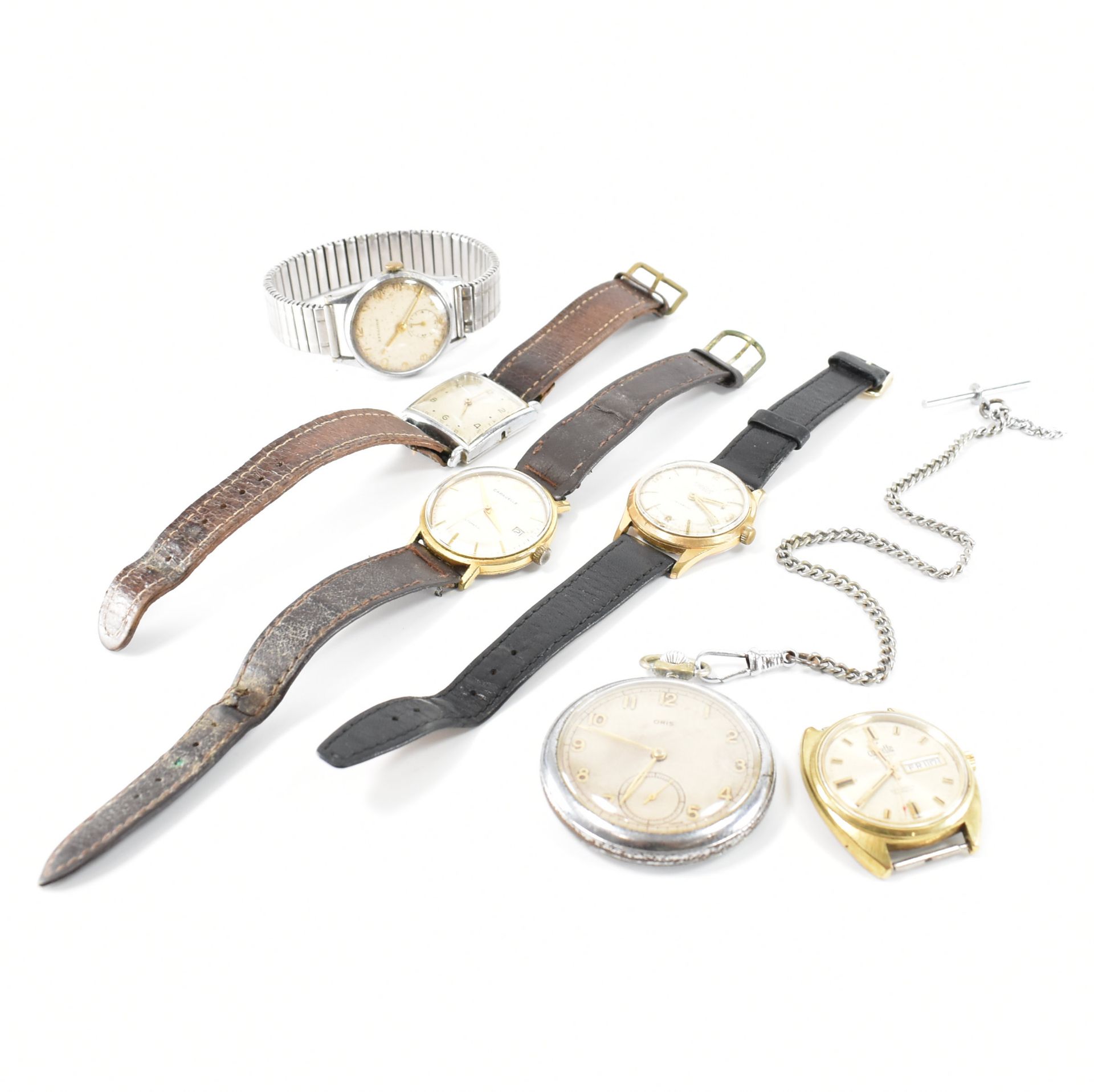 COLLECTION OF ASSORTED WRISTWATCHES & POCKET WATCH