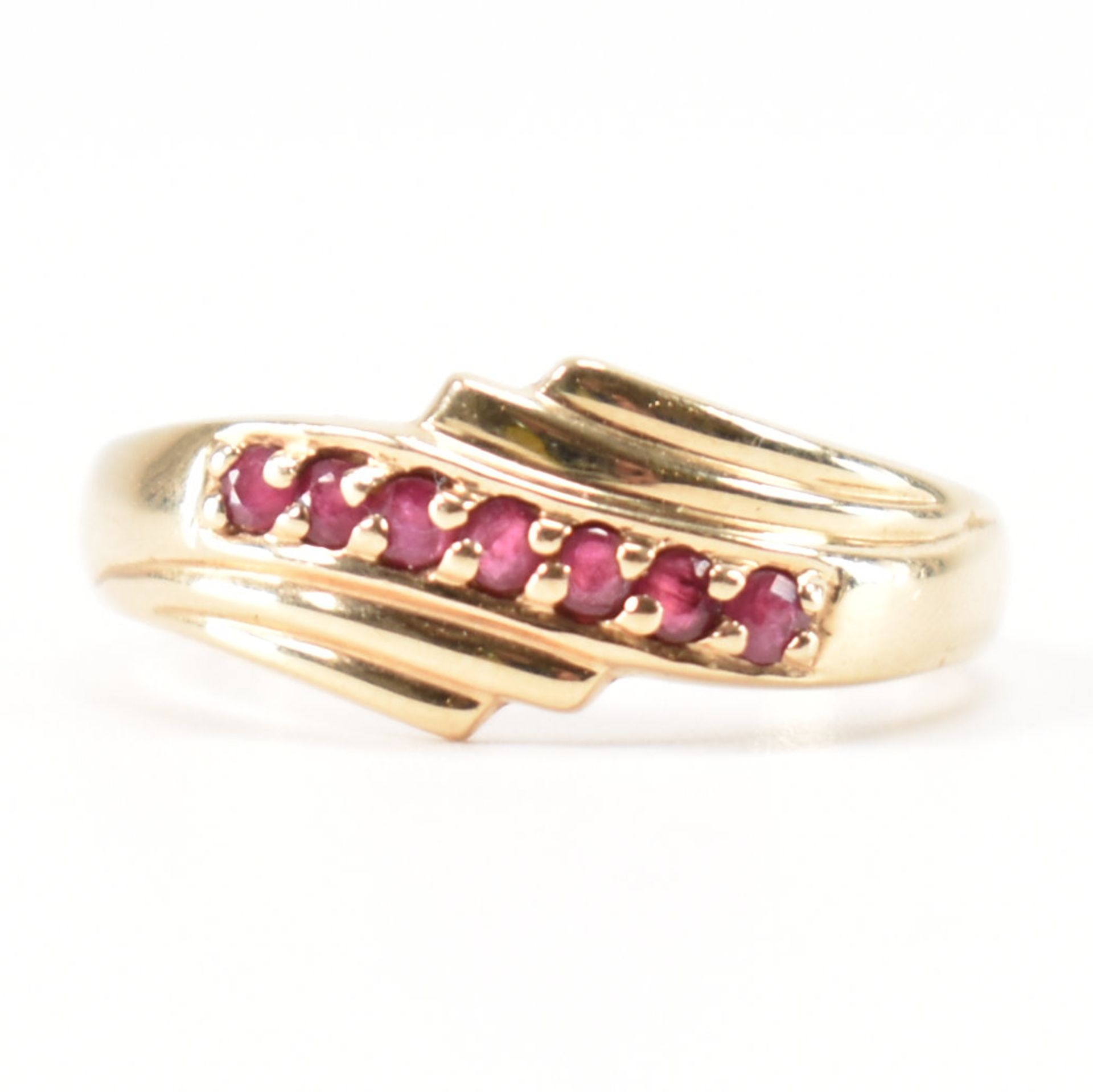 HALLMARKED 9CT GOLD RUBY RING