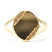 HALLMARKED 18CT GOLD SIGNET RING