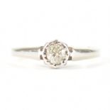 18CT GOLD & DIAMOND SOLITAIRE ENGAGEMENT STYLE RING
