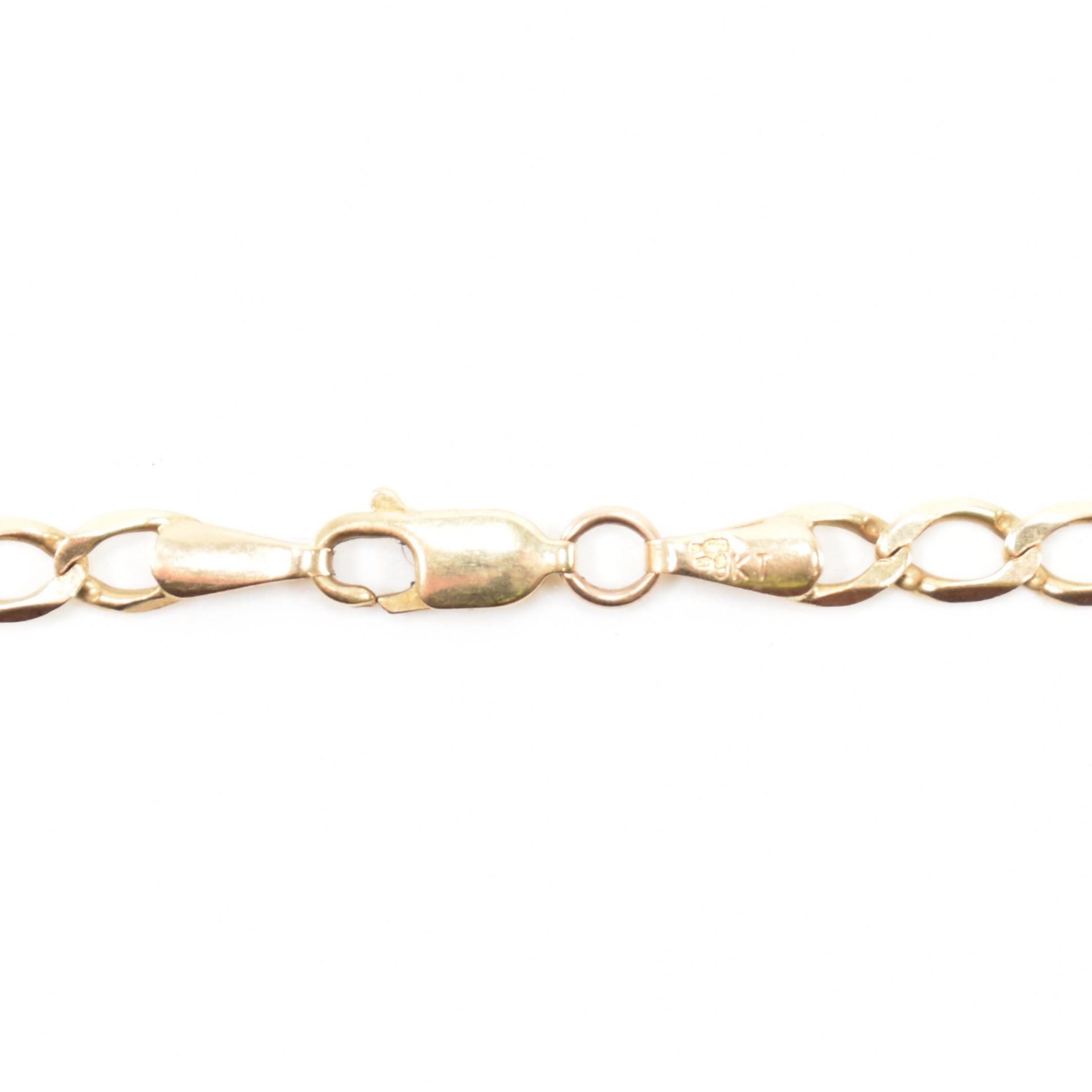 HALLMARKED 9CT GOLD CHAIN NECKLACE - Image 3 of 3