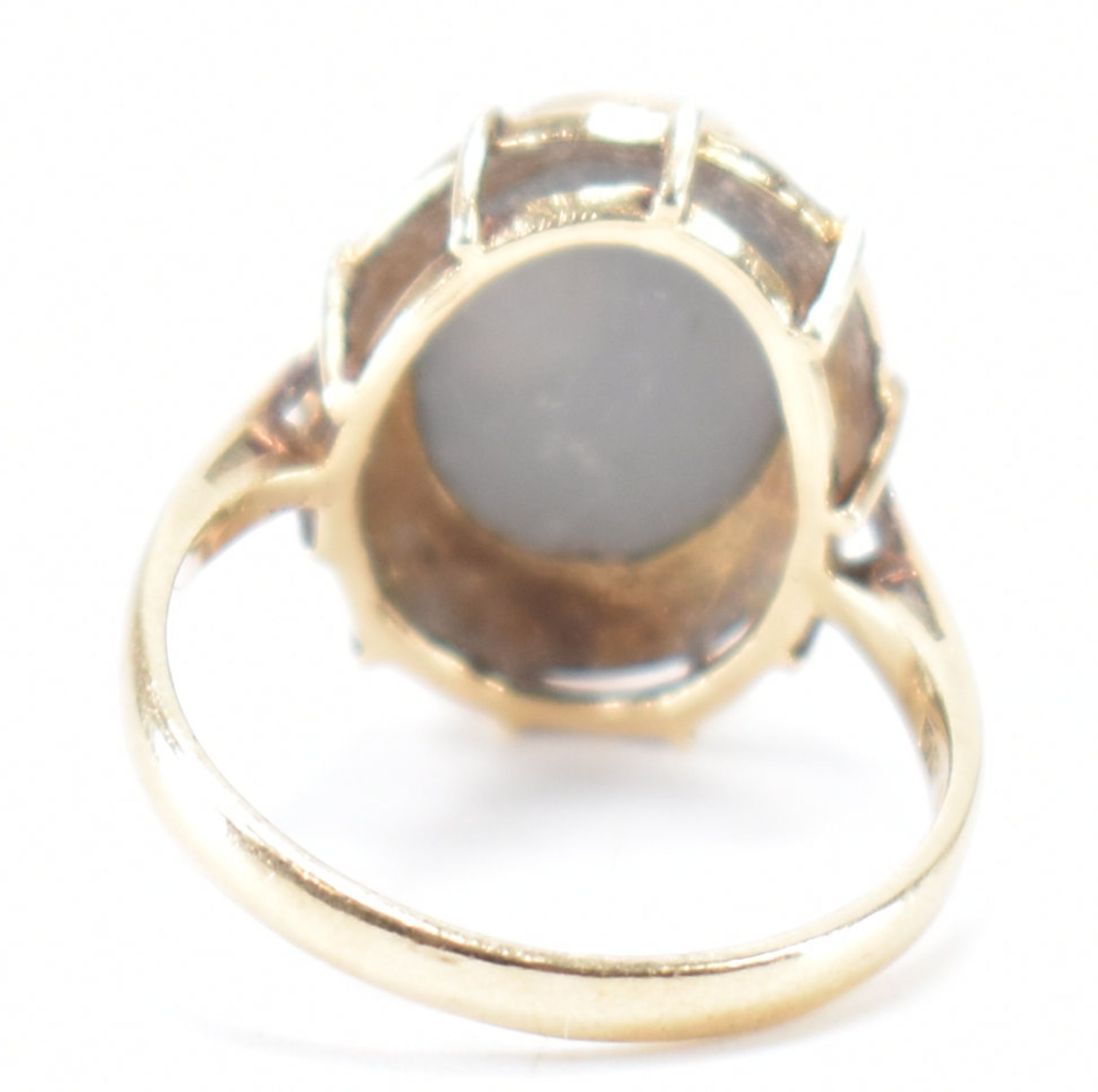 HALLMARKED 9CT GOLD & OPAL RING - Image 5 of 9