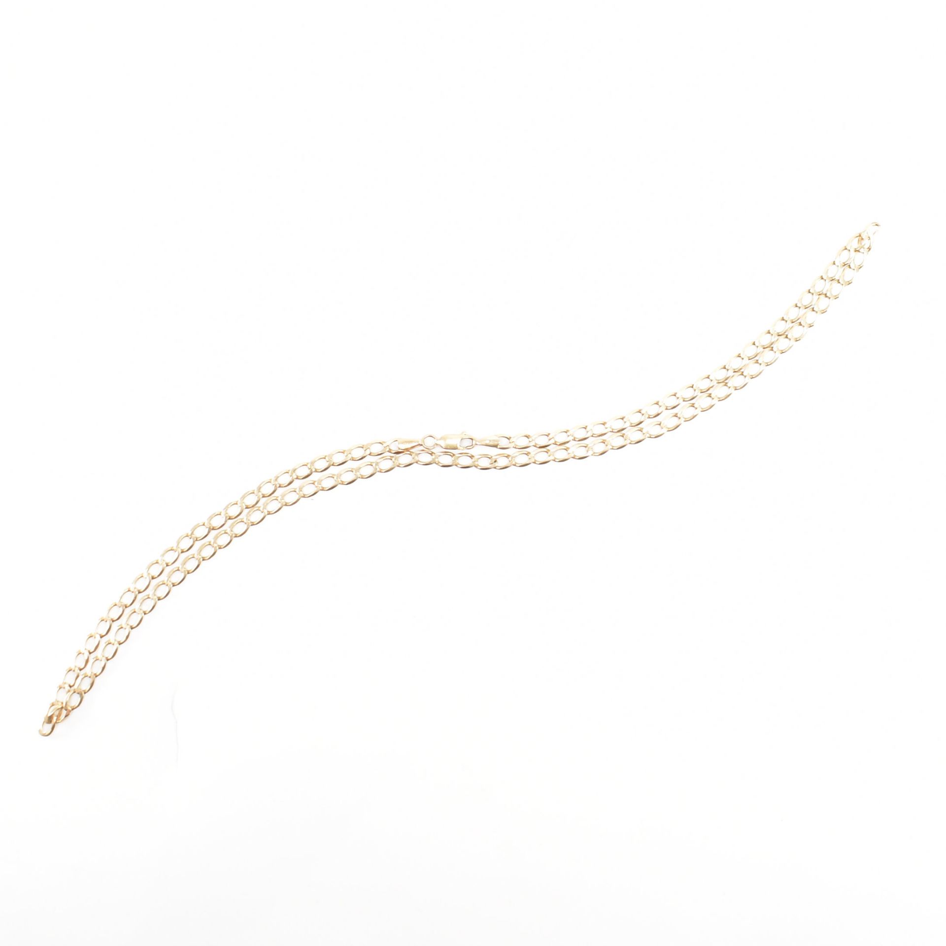 HALLMARKED 9CT GOLD CHAIN NECKLACE - Image 2 of 3