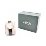 ROTARY WRIST WATCH ROSE GOLD PVD