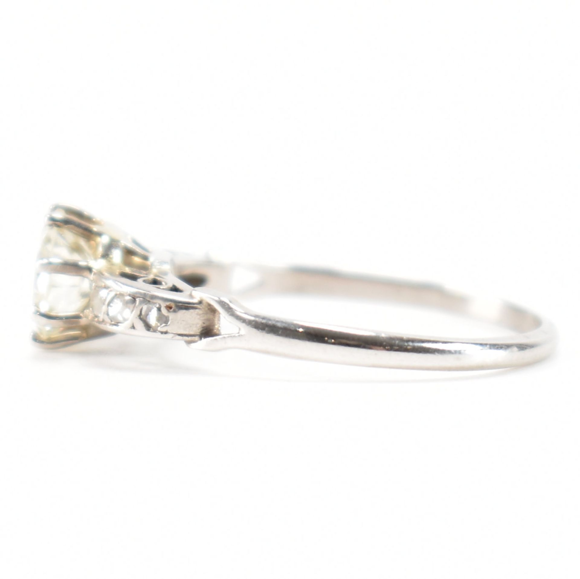 EDWARDIAN PLATINUM & DIAMOND RING - Image 2 of 8