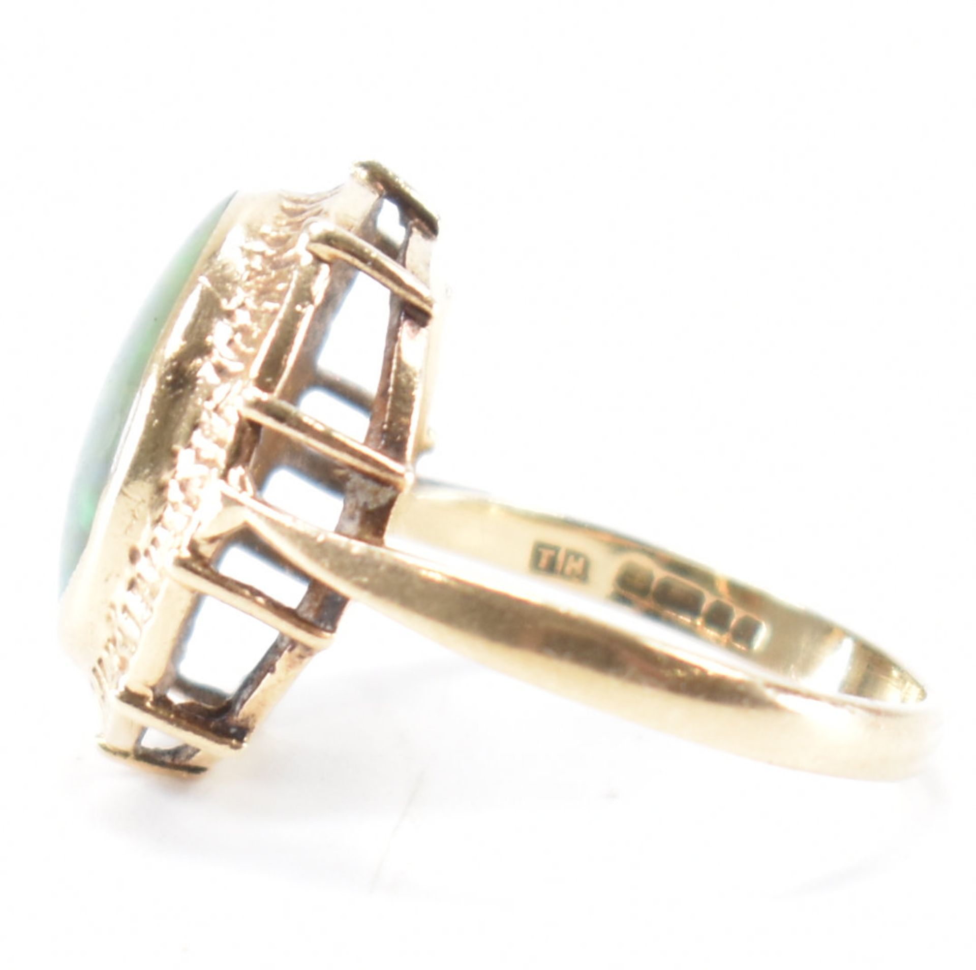 HALLMARKED 9CT GOLD & OPAL RING - Image 2 of 9