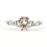 EDWARDIAN PLATINUM & DIAMOND RING