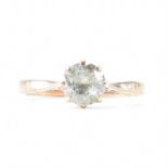 HALLMARKED 9CT GOLD SOLITAIRE RING