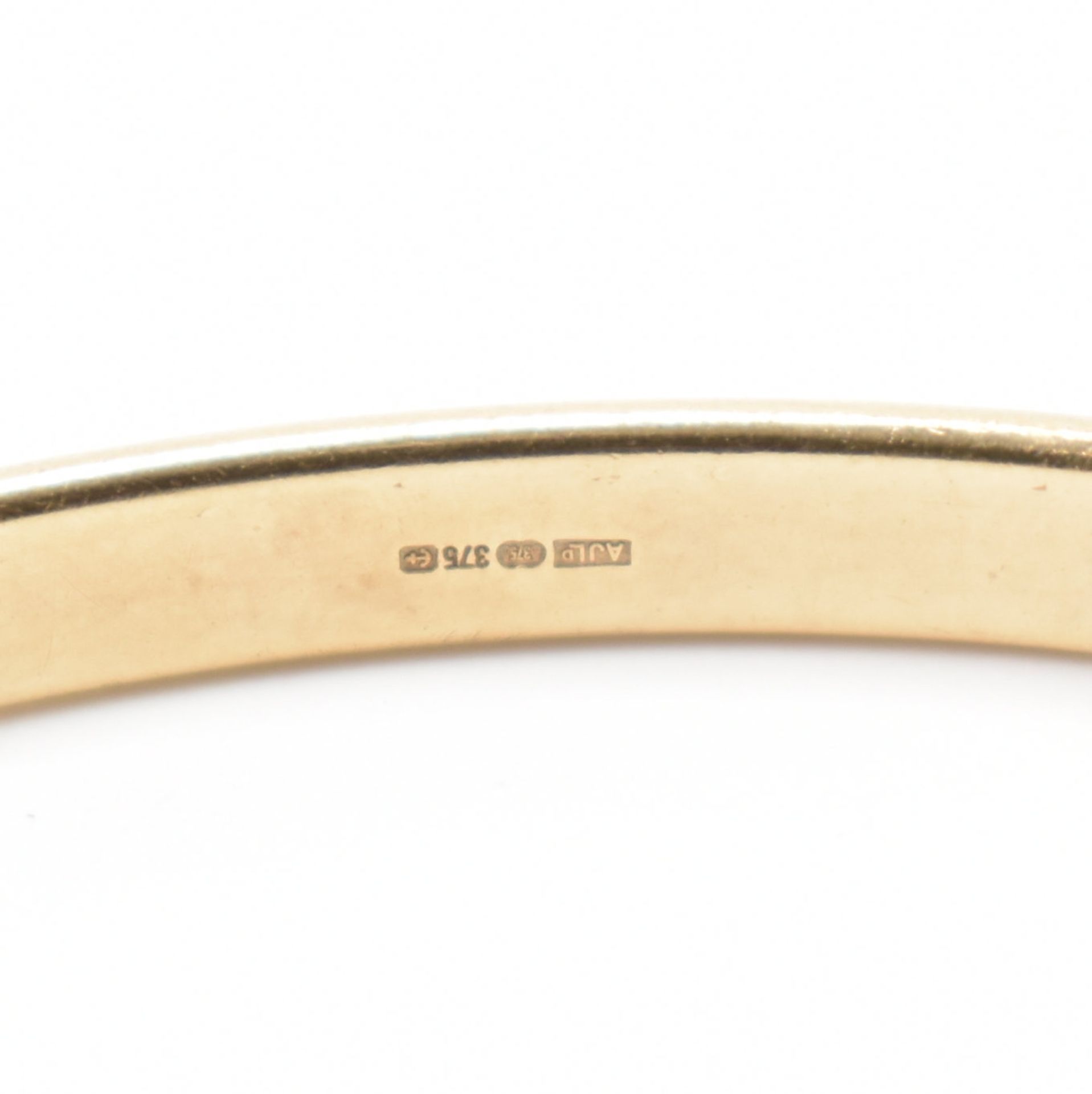 HALLMARKED 9CT GOLD TORQUE BANGLE - Image 2 of 4