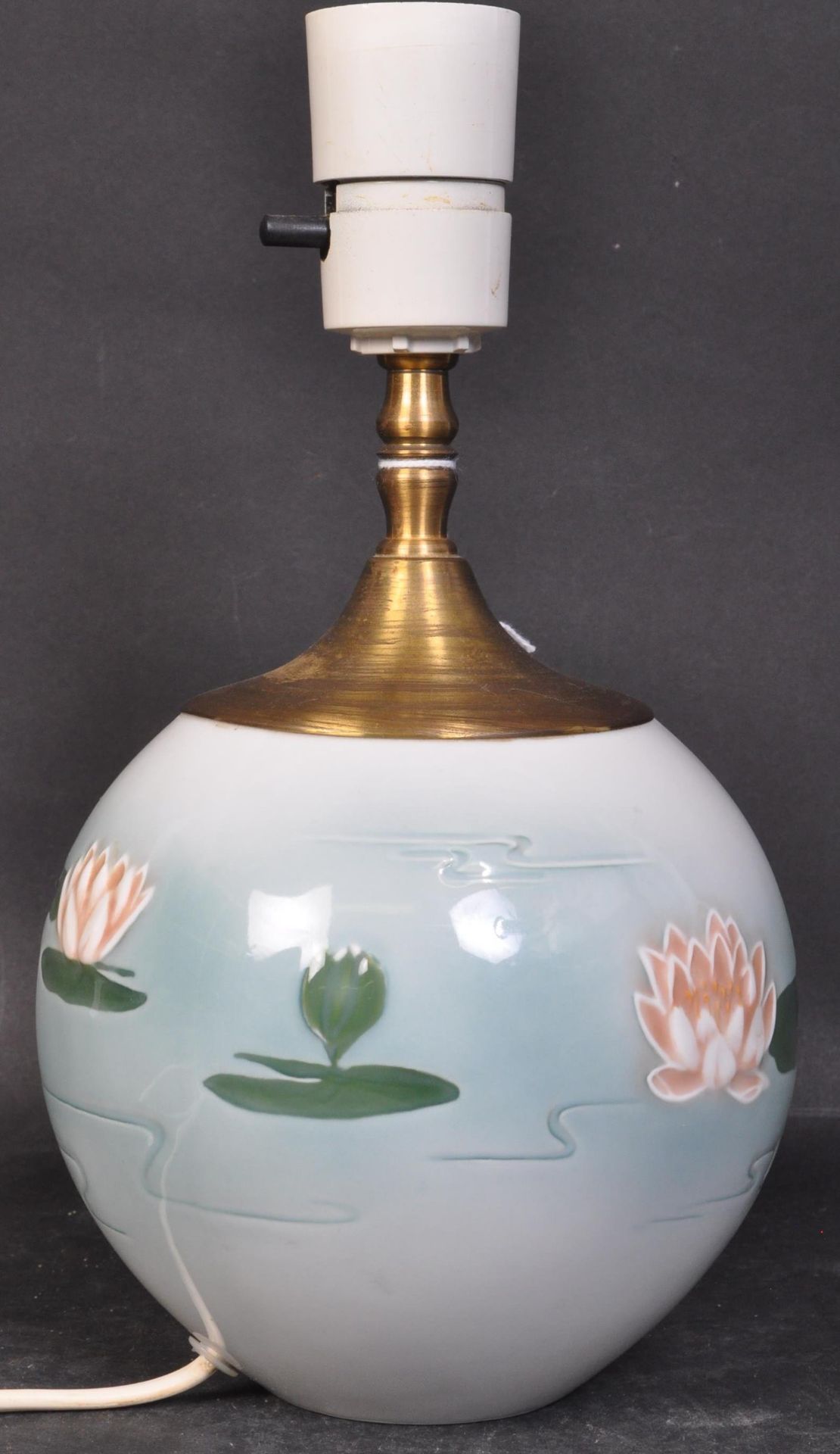 20TH CENTURY DANISH PORCELAIN LAMP - BING & GRONDAHL