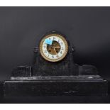 19TH CENTURY VICTORIAN SLATE MANTEL CLOCK