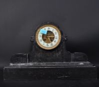19TH CENTURY VICTORIAN SLATE MANTEL CLOCK