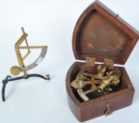EARLY 20TH CENTURY CASED STANLEY MILITARY SEXTANT