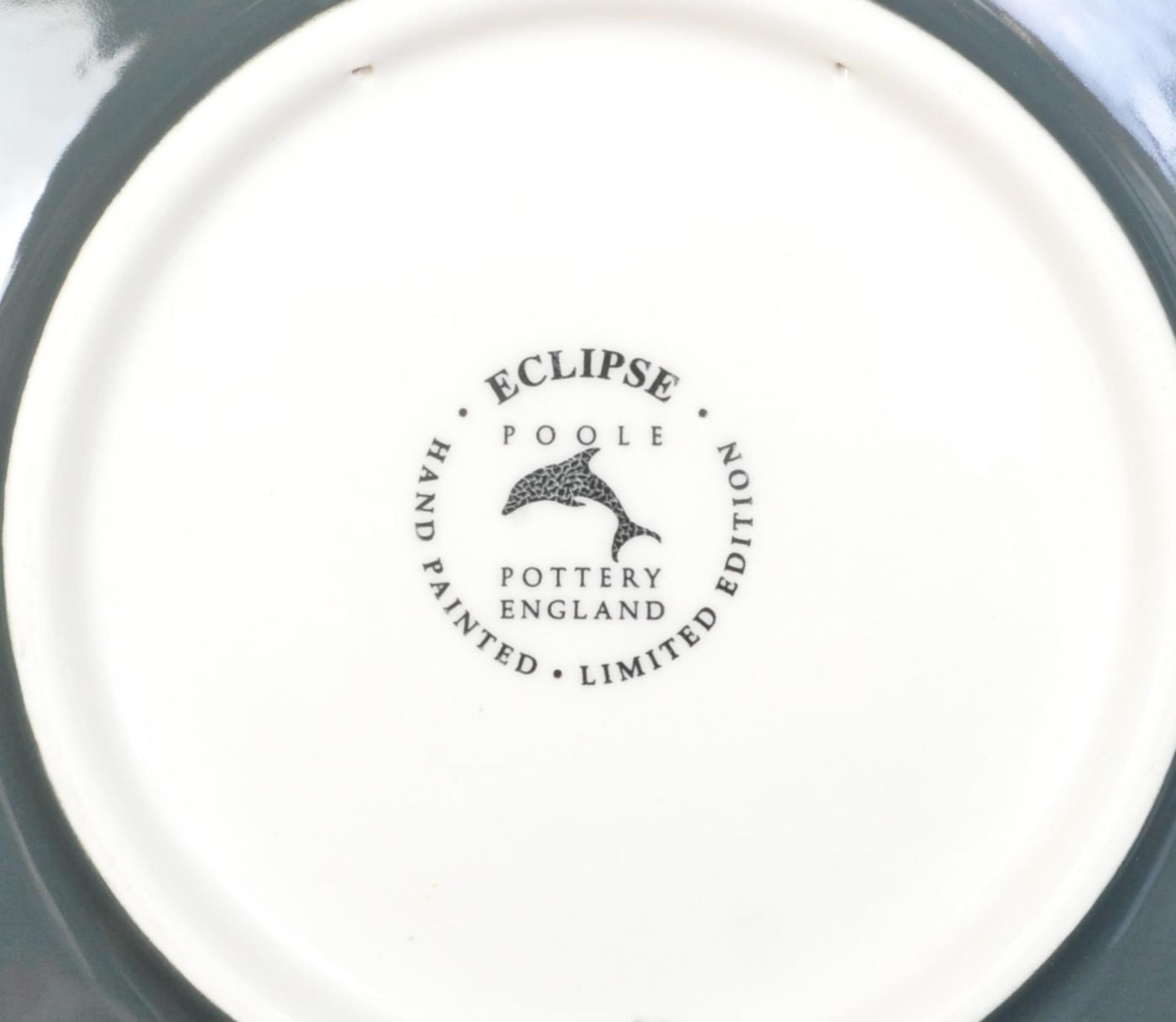POOLE POTTERY ECLIPSE PLATE - LIMITED EDITION - ALEX CLARK - Image 2 of 5
