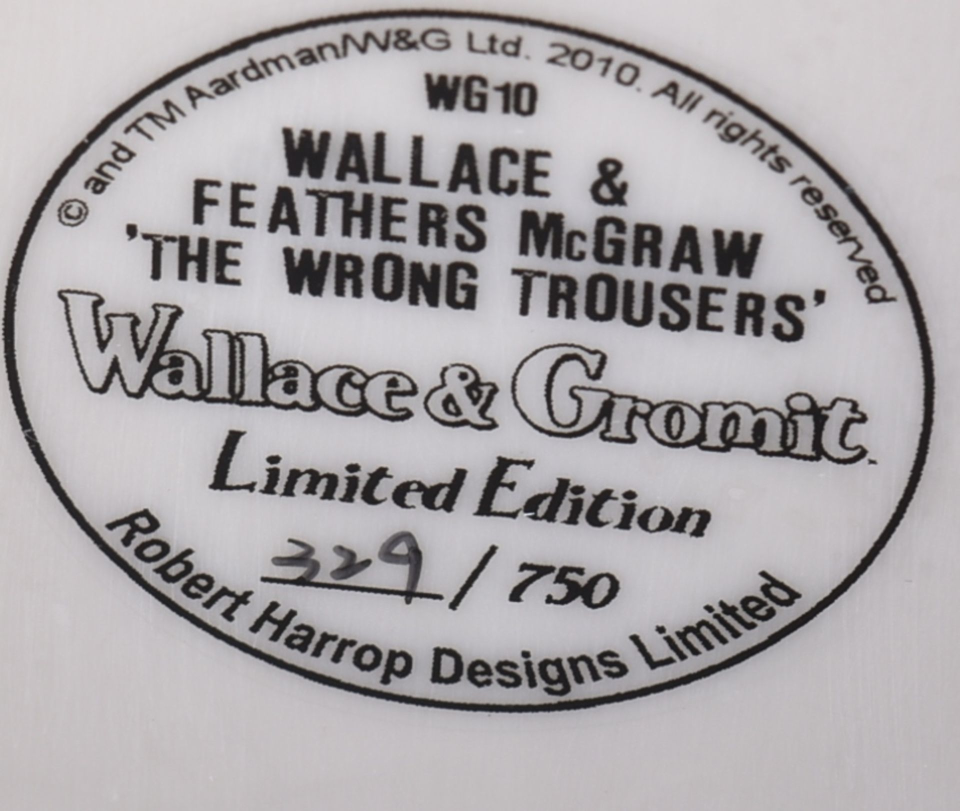 WALLACE & GROMIT - ROBERT HARROP - LIMITED EDITION FIGURINE - Bild 4 aus 4