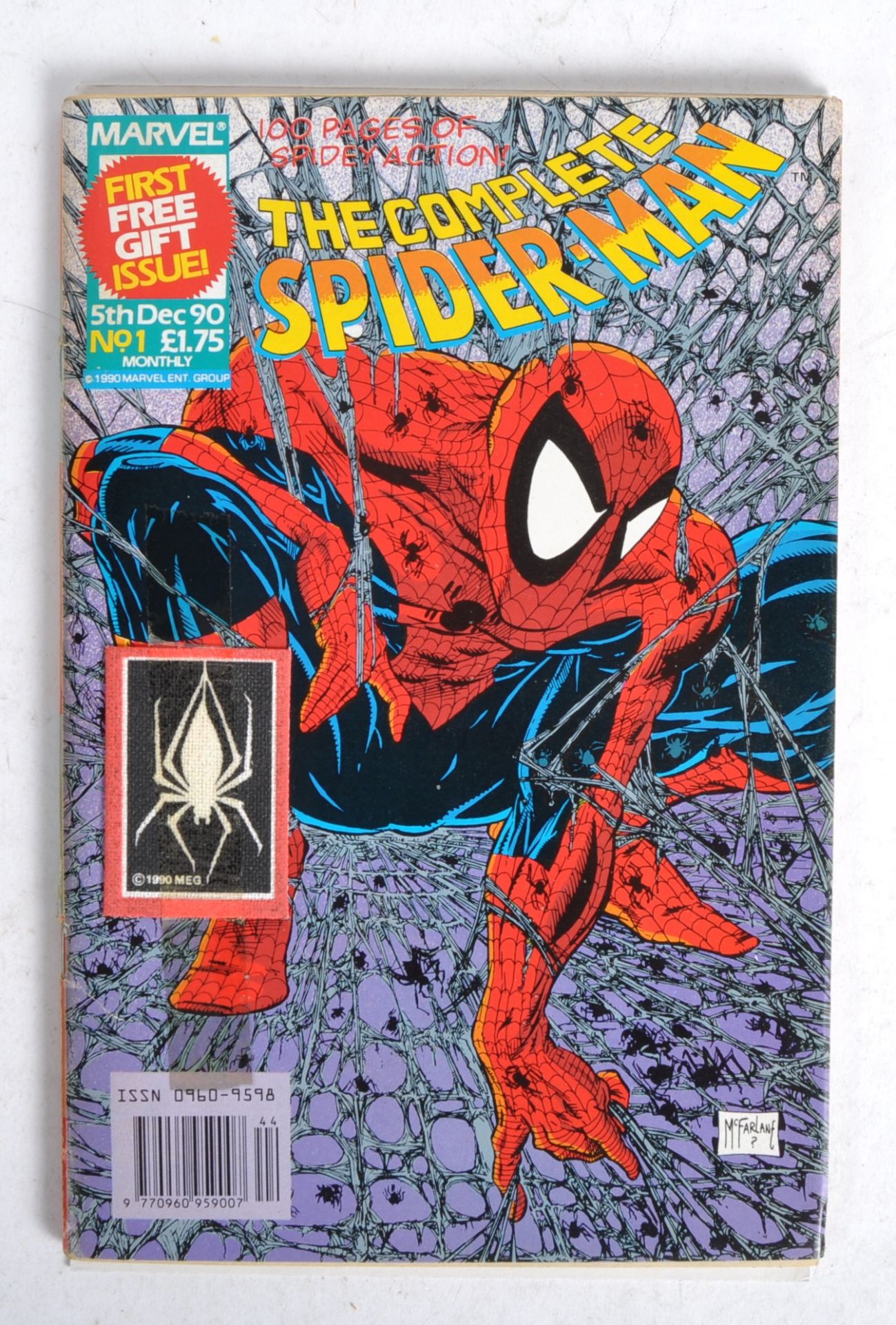 COMIC BOOK - COMPLETE SPIDER-MAN #1 WITH FREE GIFT