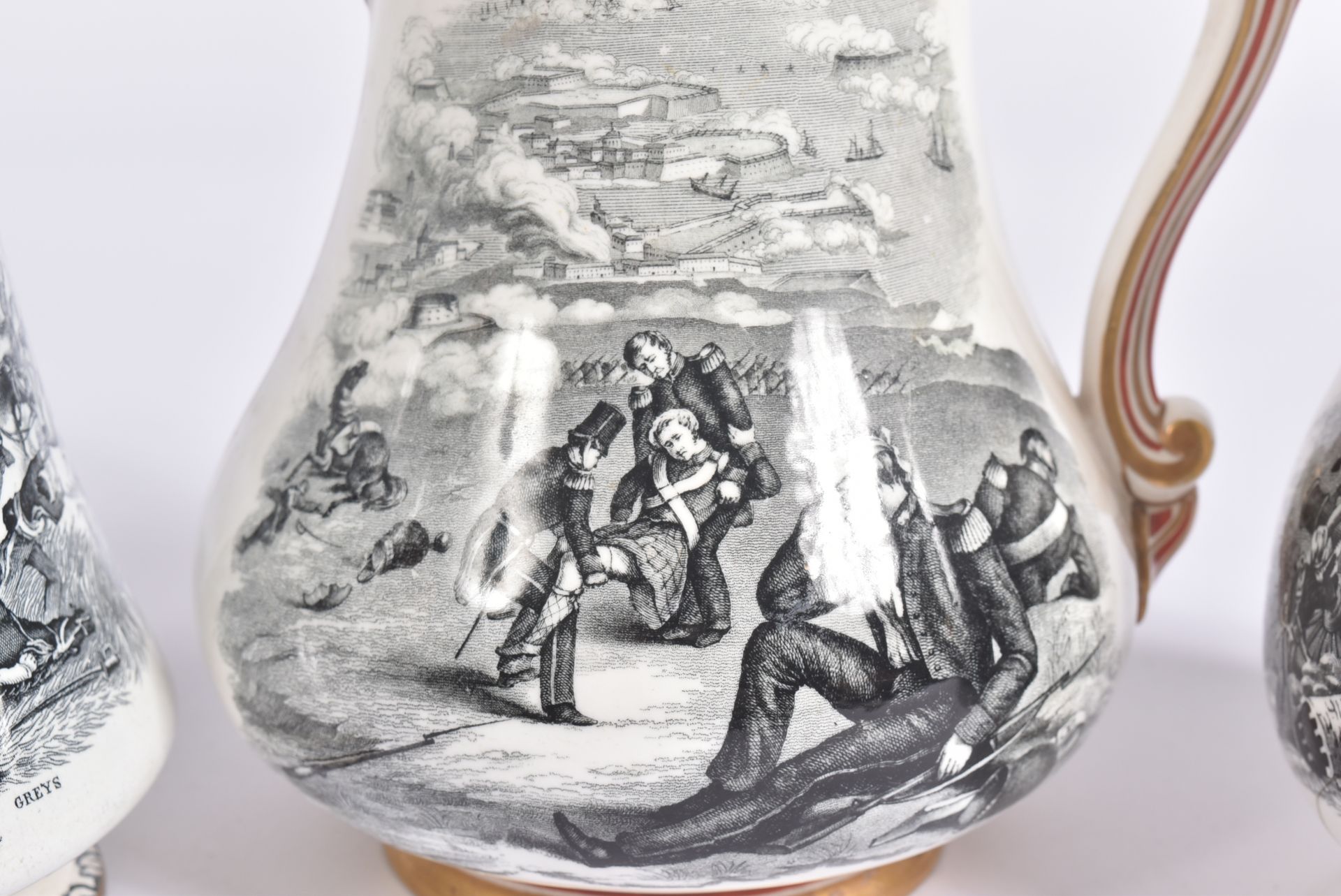 SELECTION OF THREE CRIMEAN WAR INTEREST JUGS - Image 3 of 6