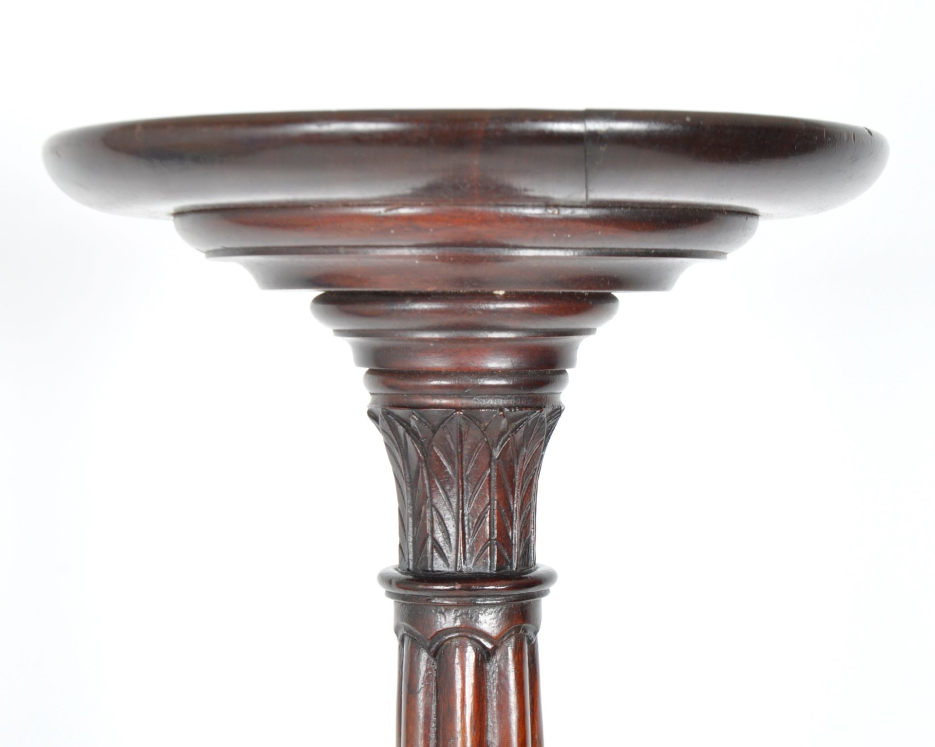 TALL 19TH CENTURY VICTORIAN MAHOGANY JARDINIERE - Image 2 of 5