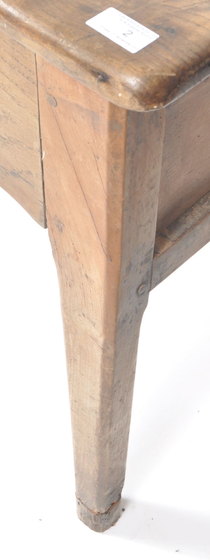 18TH CENTURY CENTURY FRENCH FARMHOUSE OAK DINING TABLE - Image 8 of 8