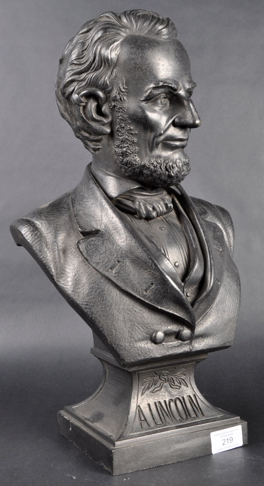 20TH CENTURY SPELTER BUST OF ABRAHAM LINCOLN