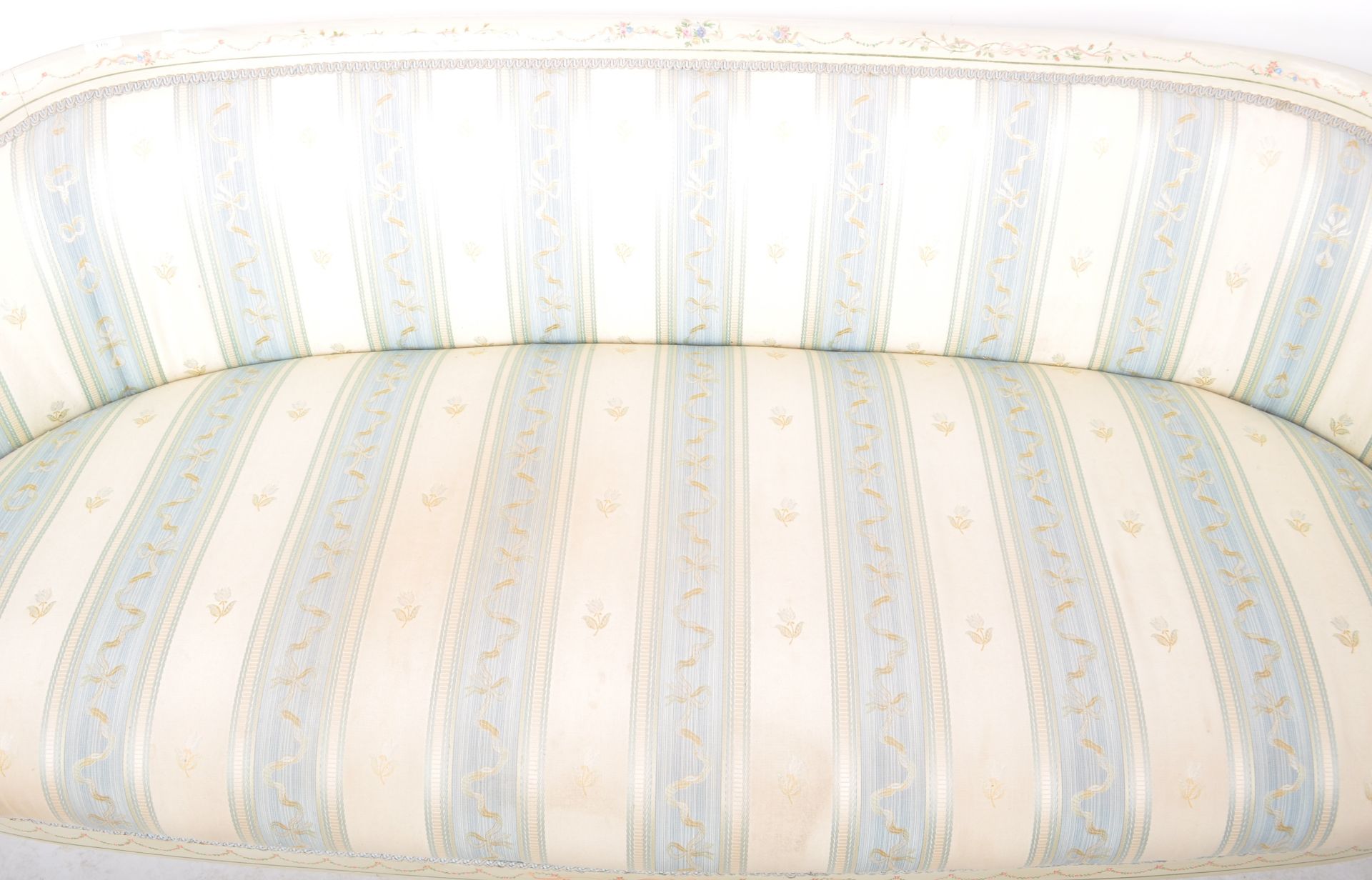 EARLY 20TH CENTURY LOUIS XVI CANAPE SOFA SETTEE - Image 6 of 9