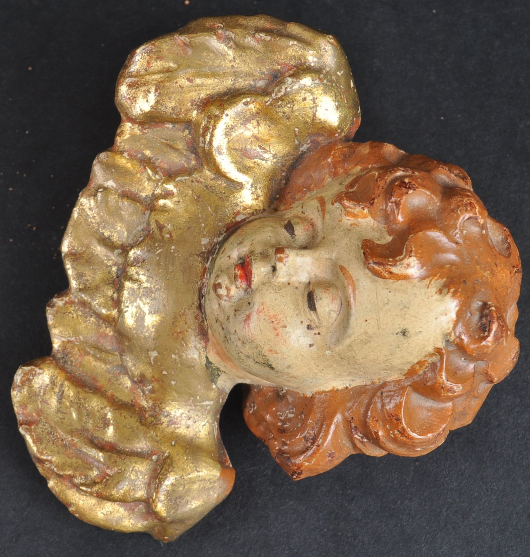 CARVED 19TH CENTURY ECCLESIASTICAL RELIGIOUS CHERUB - Image 4 of 4