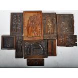 COLLECTION OF CARVED WOODEN