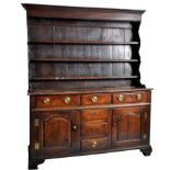 GEORGE II WELSH OAK COUNTRY DRESSER