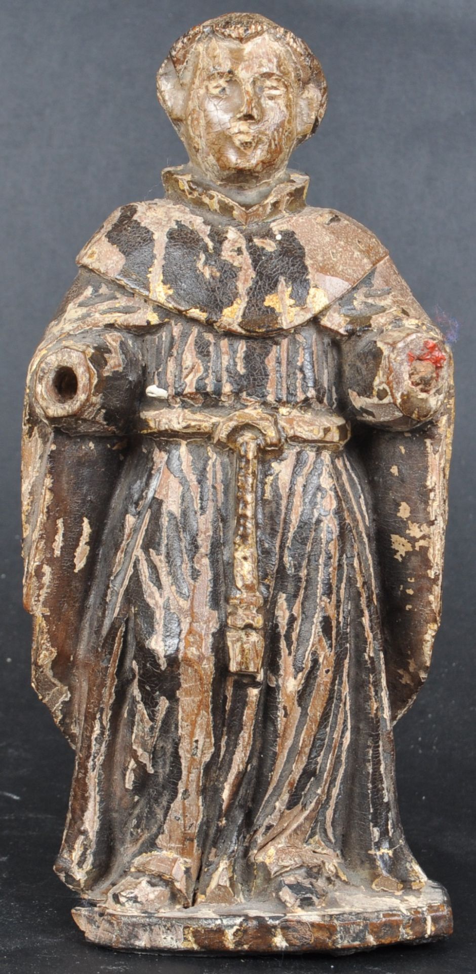 18TH CENTURY CARVING OF A MONK