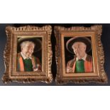 PAIR OF OIL ON BOARD PAINTINGS BY EICHINGER