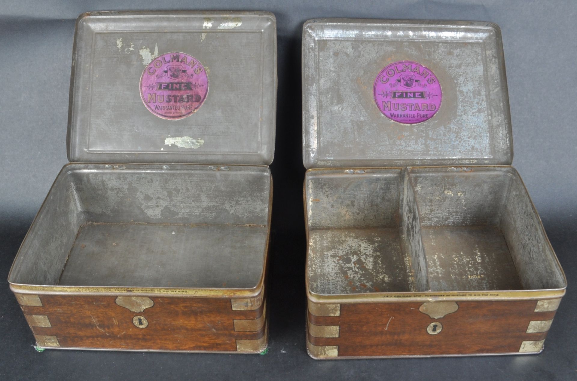 A PAIR OF J&J COLEMAN MUSTARD TINS - Image 2 of 5