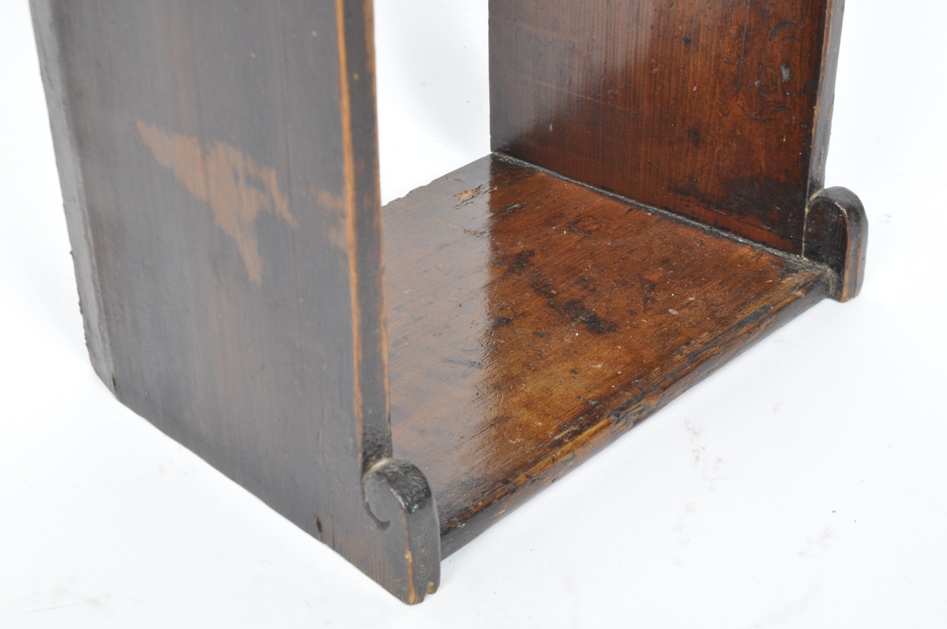19TH CENTURY WATERFALL OPEN BACK BOOKCASE - Image 5 of 5