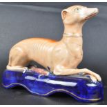 LARGE 19TH CENTURY STAFFORDSHIRE FIRESIDE DOG