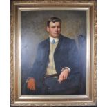 EARLY 20TH CENTURY LARGE PORTRAIT PAINTING