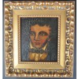 20TH CENTURY LACQUERED PORTRAIT OF A GENTLEMAN