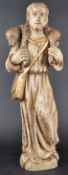 18TH CENTURY CARVED WOOD RELIGIOUS FIGURINE