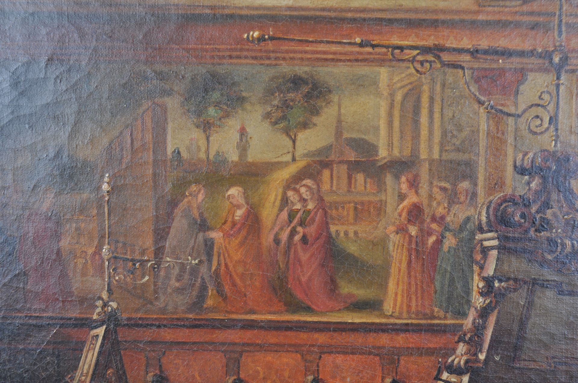 SANTA MARIA NOVELLA OIL ON CANVAS BY EDITH MORRIS - Image 2 of 3