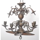 20TH CENTURY GOTHIC STYLE HANGING CHANDELIER