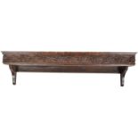 LARGE 19TH CENTURY REMODERNISED CARVED OAK WALL PLANTER