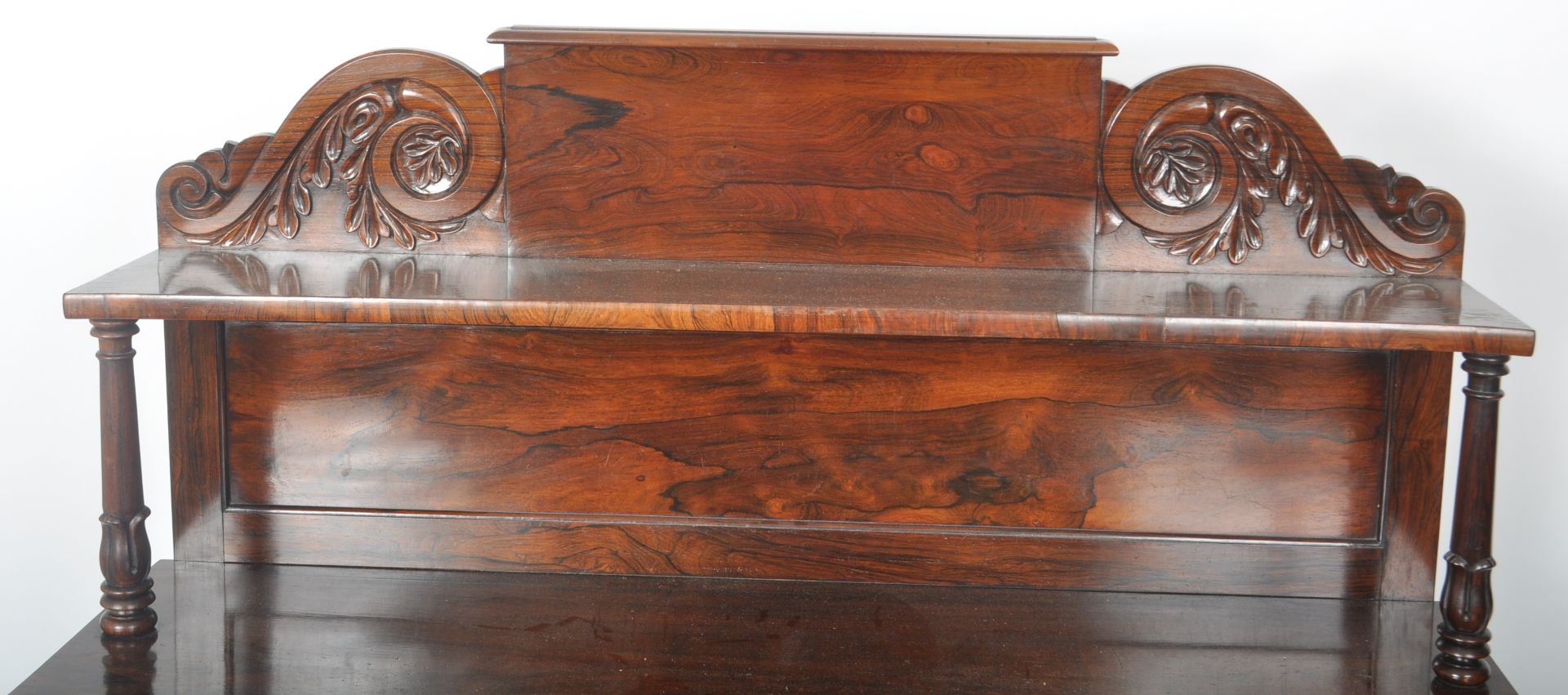 19TH CENTURY VICTORIAN FLAME MAHOGANY CHIFFONIER - Image 3 of 9