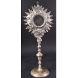 19TH CENTURY SILVER GILT MONSTRANCE