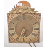 19TH CENTURY VICTORIAN BRASS FACED HANGING CLOCK