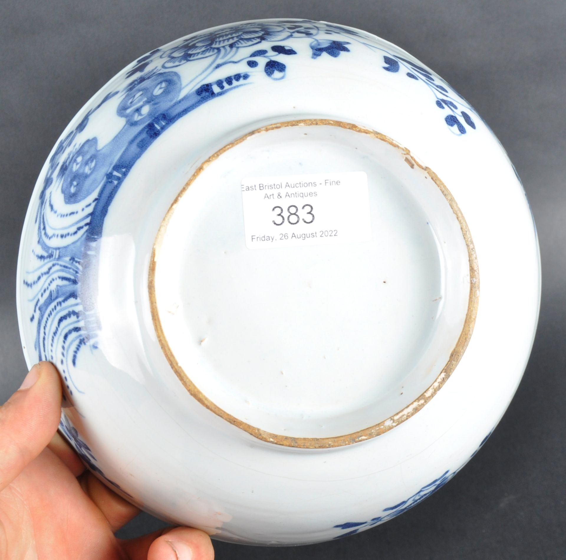 18TH CENTURY ENGLISH BRISTOL DELFT BOWL - Image 5 of 6