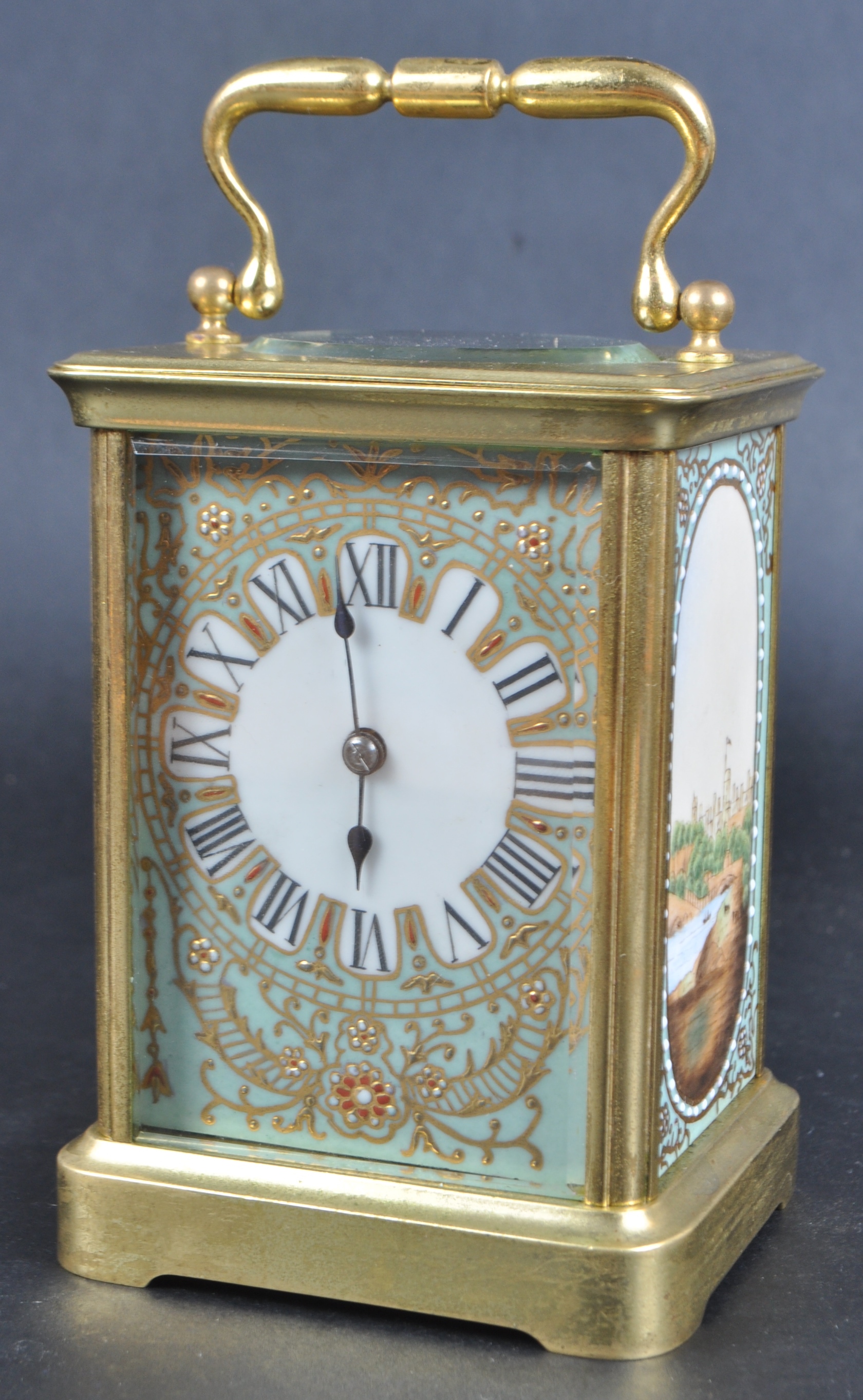 19TH CENTURY FRENCH HAND PAINTED CARRIAGE CLOCK - auctions & price archive
