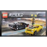 LEGO SET - SPEED CHAMPIONS - 75893 - 2018 DODGE CHALLENGER SRT DEMON AND 1970 DODGE CHARGER R/T