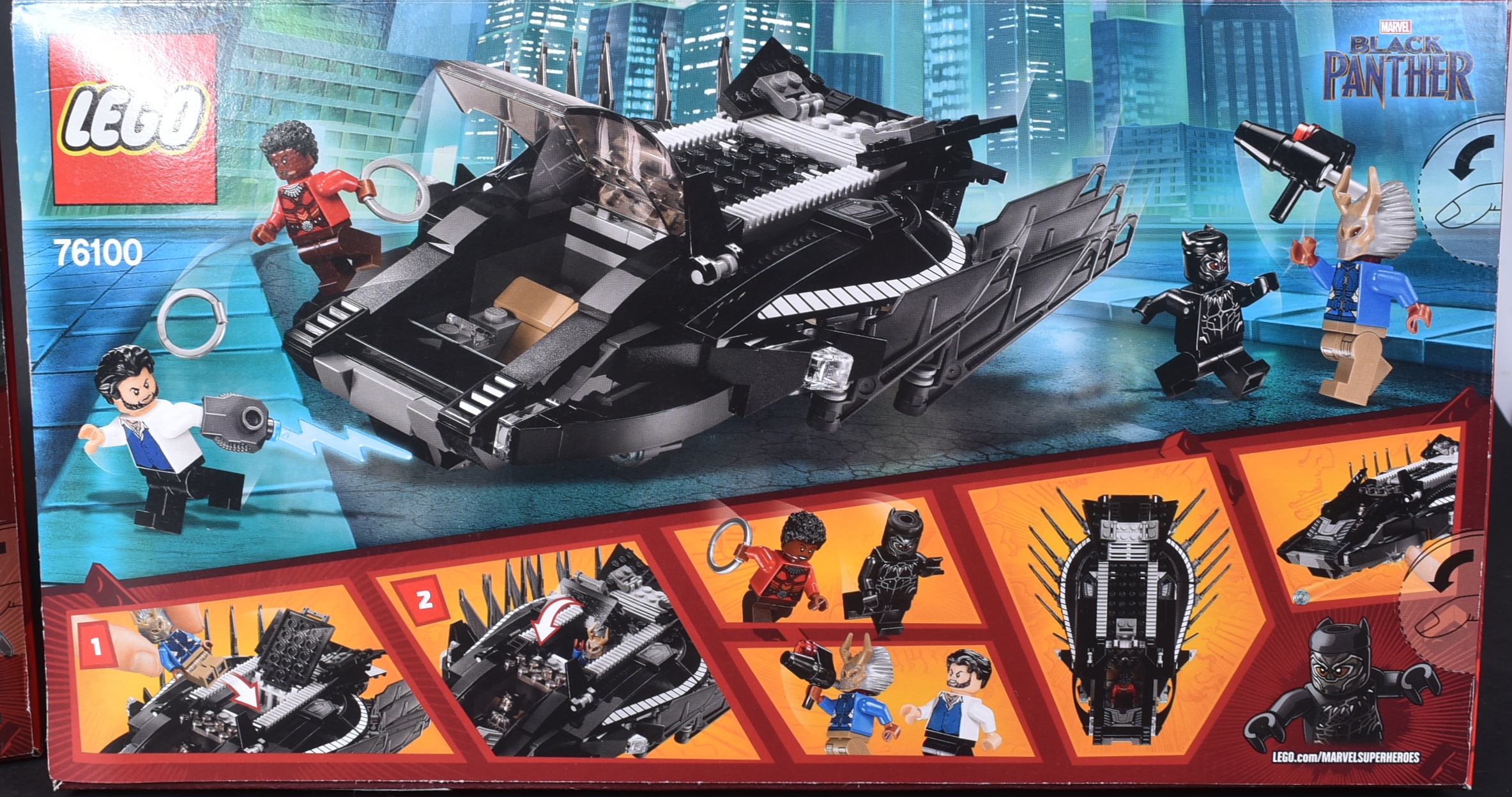 LEGO SET - MARVEL - 76099 - 76100 - ROYAL TALON FIGHTER ATTACK & RHINO FACE-OFF - Image 4 of 4