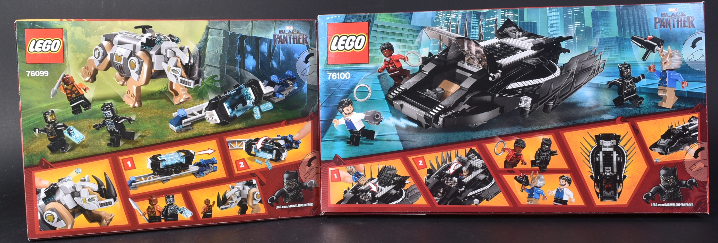 LEGO SET - MARVEL - 76099 - 76100 - ROYAL TALON FIGHTER ATTACK & RHINO FACE-OFF - Image 2 of 4