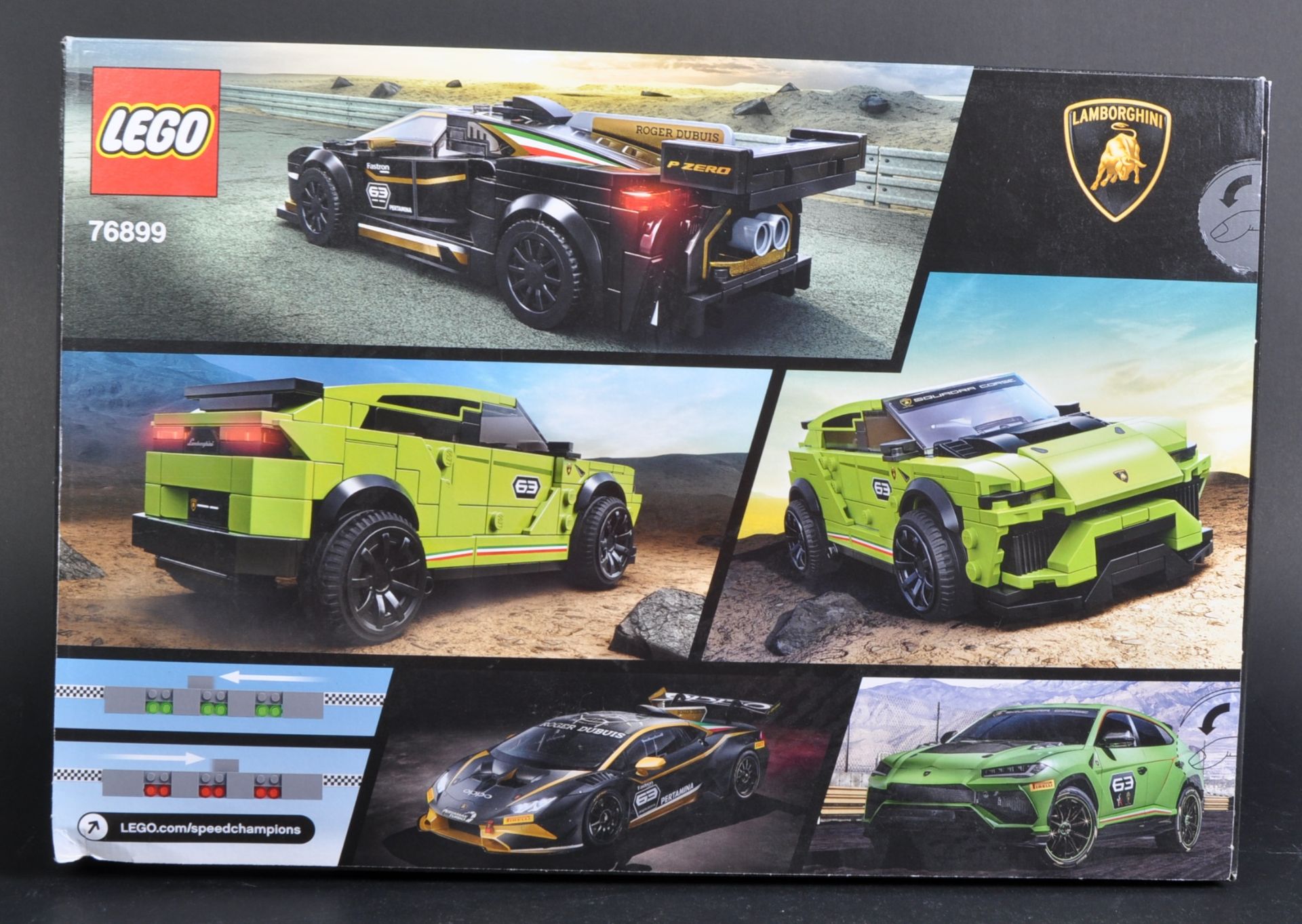 LEGO SET - SPEED CHAMPIONS - 76899 - LAMBORGHINI URUS ST-X & LAMBORGHINI HURACAN SUPER TROFEO EVO - Image 2 of 3